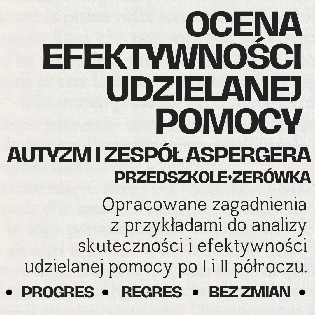 1 Analiza skuteczności i efektywności udzielanej pomocy – przedszkole + zerówka (AUTYZM) - obrazek 1