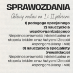 Sprawozdania – gotowy zestaw na I i II półrocze  pedagog specjalny • nauczyciel współorganizujący • rewalidacja (klasy I–VIII)