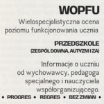 WOPFU – przedszkole i zerówka - kompletny pakiet gotowych wzorów