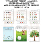 Wakacyjna teczka maluszka 2-3 lata karty pracy PDF - obrazek 4