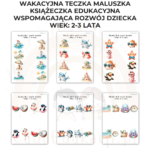 Wakacyjna teczka maluszka 2-3 lata karty pracy PDF - obrazek 6