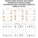 Wakacyjna teczka maluszka 2-3 lata karty pracy PDF - obrazek 9