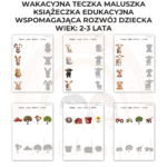 Wakacyjna teczka maluszka 2-3 lata karty pracy PDF - obrazek 10