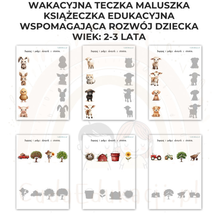 Wakacyjna teczka maluszka 2-3 lata karty pracy PDF - obrazek 10