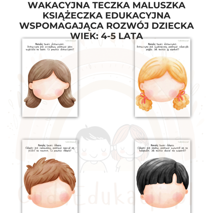 Wakacyjna teczka przedszkolaka 4-5 lat karty pracy PDF - obrazek 14
