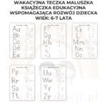 Wakacyjna teczka starszaka 6-7 lat karty pracy PDF - obrazek 3