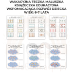 Wakacyjna teczka starszaka 6-7 lat karty pracy PDF - obrazek 5