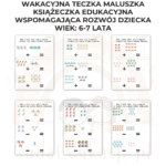 Wakacyjna teczka starszaka 6-7 lat karty pracy PDF - obrazek 6