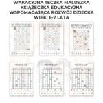 Wakacyjna teczka starszaka 6-7 lat karty pracy PDF - obrazek 7