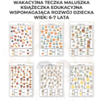 Wakacyjna teczka starszaka 6-7 lat karty pracy PDF - obrazek 10