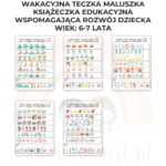 Wakacyjna teczka starszaka 6-7 lat karty pracy PDF - obrazek 11
