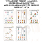 Wakacyjna teczka starszaka 6-7 lat karty pracy PDF - obrazek 13