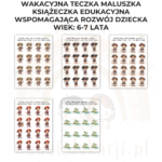 Wakacyjna teczka starszaka 6-7 lat karty pracy PDF - obrazek 14