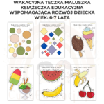 Wakacyjna teczka starszaka 6-7 lat karty pracy PDF - obrazek 16