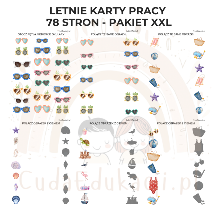 Letnie karty pracy - pakiet XXL PDF - obrazek 7