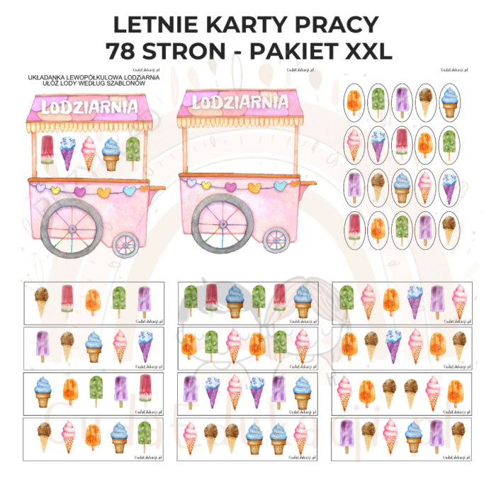 Letnie karty pracy - pakiet XXL PDF - obrazek 8