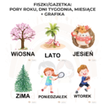 Fiszki / Gazetka: Pory roku, miesiące, dni tygodnia - obrazek 5