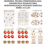 Jesienna teczka przedszkolaka 4-5 lat karty pracy PDF - obrazek 3