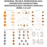 Jesienna teczka przedszkolaka 4-5 lat karty pracy PDF - obrazek 4
