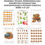 Jesienna teczka przedszkolaka 4-5 lat karty pracy PDF - obrazek 7