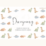 Dinozaury. Książeczka edukacyjna PDF, 20 kart pracy 4-5 lat