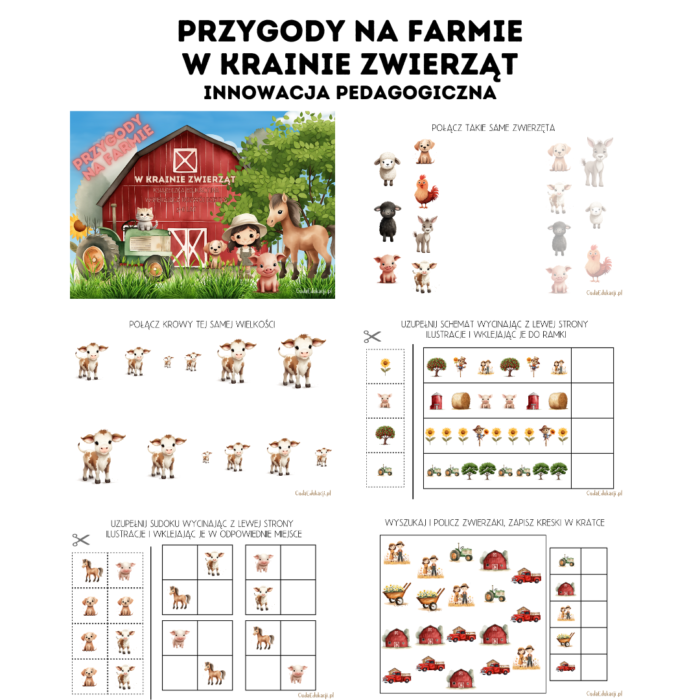 Innowacja pedagogiczna: Przygody na Farmie – w krainie zwierząt - PRZEDSZKOLE - obrazek 3