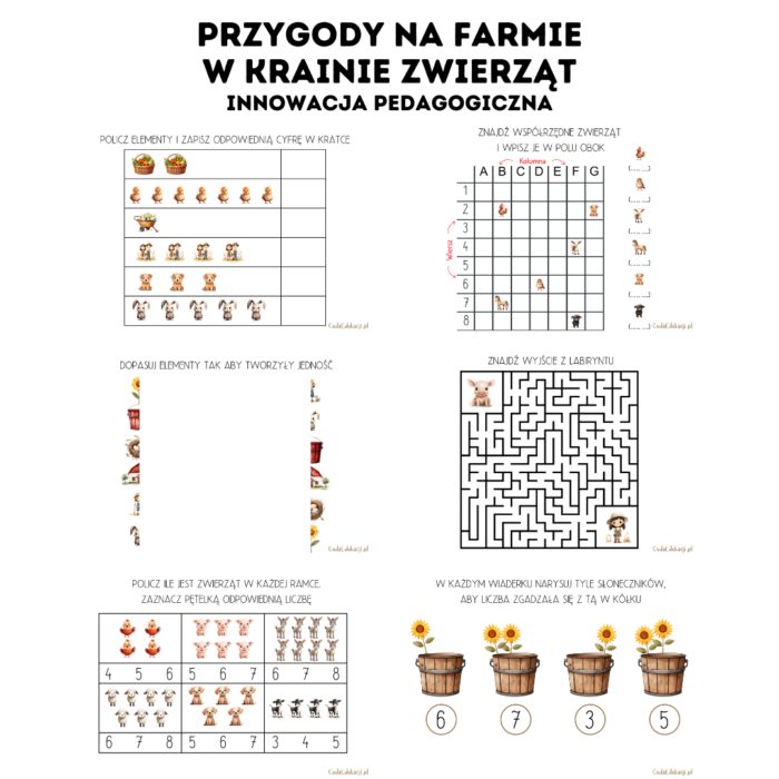 Innowacja pedagogiczna: Przygody na Farmie – w krainie zwierząt - PRZEDSZKOLE - obrazek 4