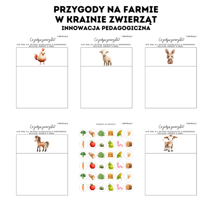 Innowacja pedagogiczna: Przygody na Farmie – w krainie zwierząt - PRZEDSZKOLE - obrazek 7