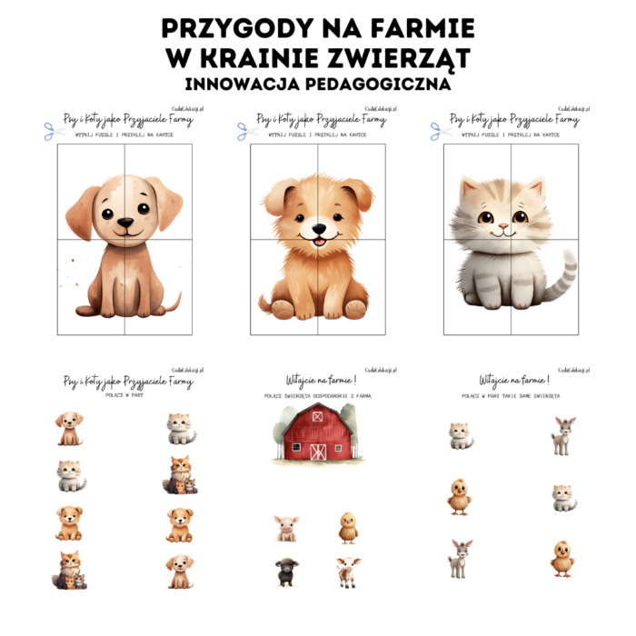 Innowacja pedagogiczna: Przygody na Farmie – w krainie zwierząt - PRZEDSZKOLE - obrazek 11