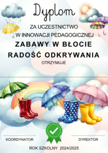 Innowacja pedagogiczna: Zabawy w błocie – radość odkrywania PRZEDSZKOLE - obrazek 2