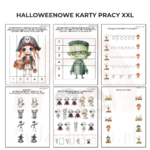 Halloween -owe karty pracy - Pakiet XXL PDF - obrazek 6