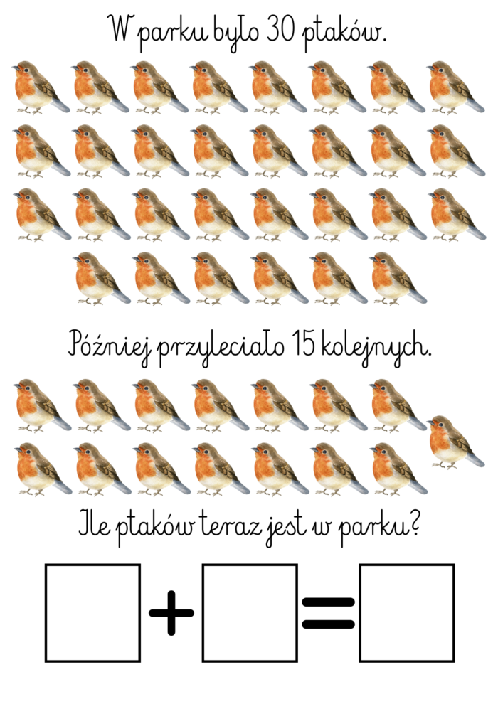 Lekcja otwarta „Rozwiązywanie zadań tekstowych. Utrwalanie dodawania i odejmowania do 100.” Klasy I-III SP - obrazek 2