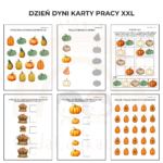 Dzień Dyni karty pracy - pakiet XXL PDF - obrazek 3