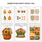 Dzień Dyni karty pracy - pakiet XXL PDF - obrazek 4
