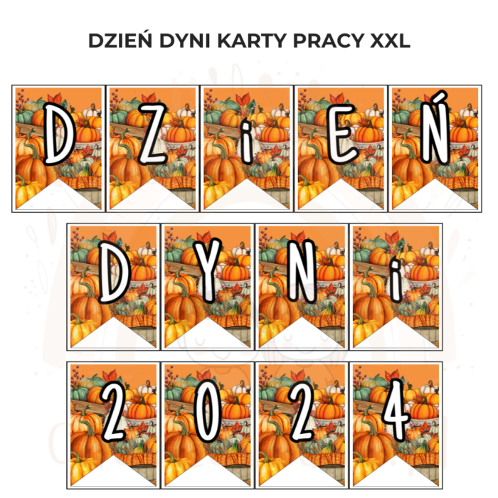 Dzień Dyni karty pracy - pakiet XXL PDF - obrazek 6