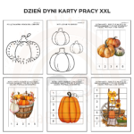Dzień Dyni karty pracy - pakiet XXL PDF - obrazek 7
