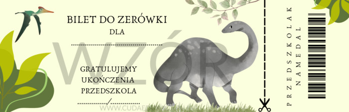 Bilet do zerówki na zakończenie roku przedszkolnego - obrazek 9
