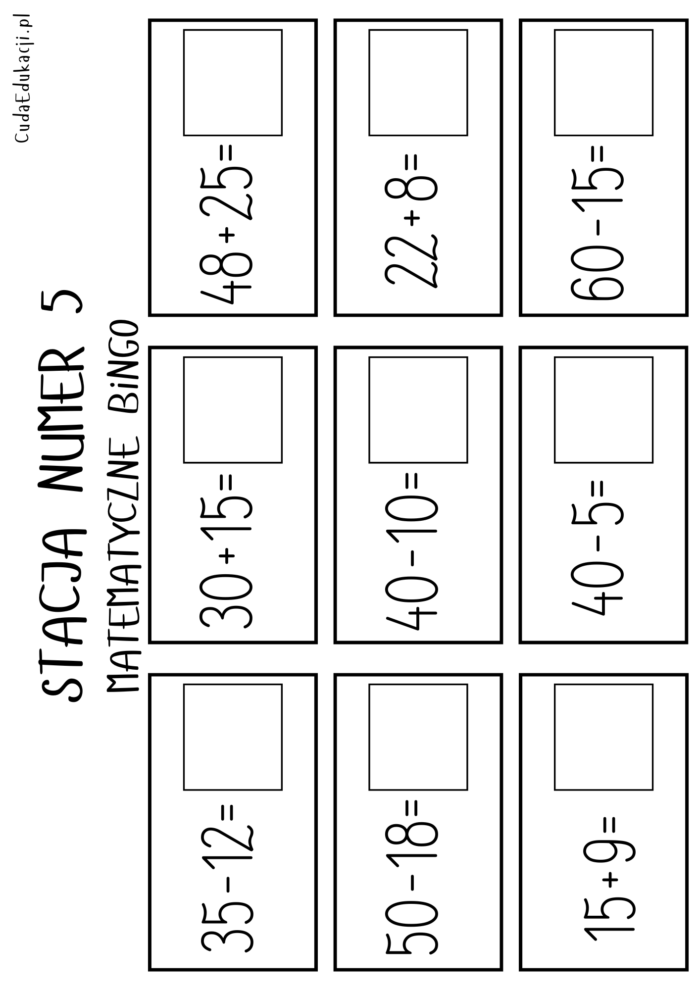 Lekcja otwarta „Matematyczne stacje zadaniowe. Dodawanie i odejmowanie w zakresie 100.” Klasy II-IV SP - obrazek 9