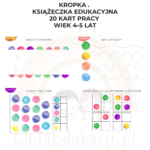 Kropka . Książeczka edukacyjna PDF, 20 kart pracy 4-5 lat - obrazek 3