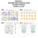 Kropka . Książeczka edukacyjna PDF, 20 kart pracy 4-5 lat - obrazek 4