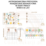 Astronomiczna Przygoda. Książeczka edukacyjna PDF, 16 kart pracy 5-6 lat - obrazek 2