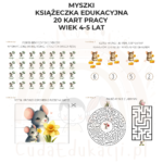 Myszki. Książeczka edukacyjna PDF, 20 kart pracy 4-5 lat - obrazek 2