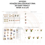 Myszki. Książeczka edukacyjna PDF, 20 kart pracy 4-5 lat - obrazek 3
