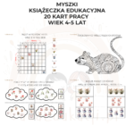 Myszki. Książeczka edukacyjna PDF, 20 kart pracy 4-5 lat - obrazek 4