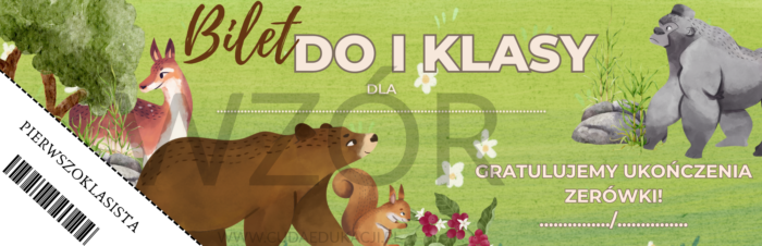 Bilet do I klasy na zakończenie roku przedszkolnego - obrazek 4