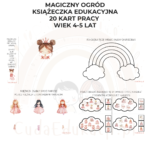 Księżniczki. Książeczka edukacyjna PDF, 20 kart pracy 4-5 lat - obrazek 4