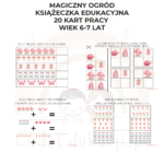 Magiczny ogród. Książeczka edukacyjna PDF, 20 kart pracy 6-7 lat - obrazek 2