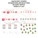Magiczny ogród. Książeczka edukacyjna PDF, 20 kart pracy 6-7 lat - obrazek 4