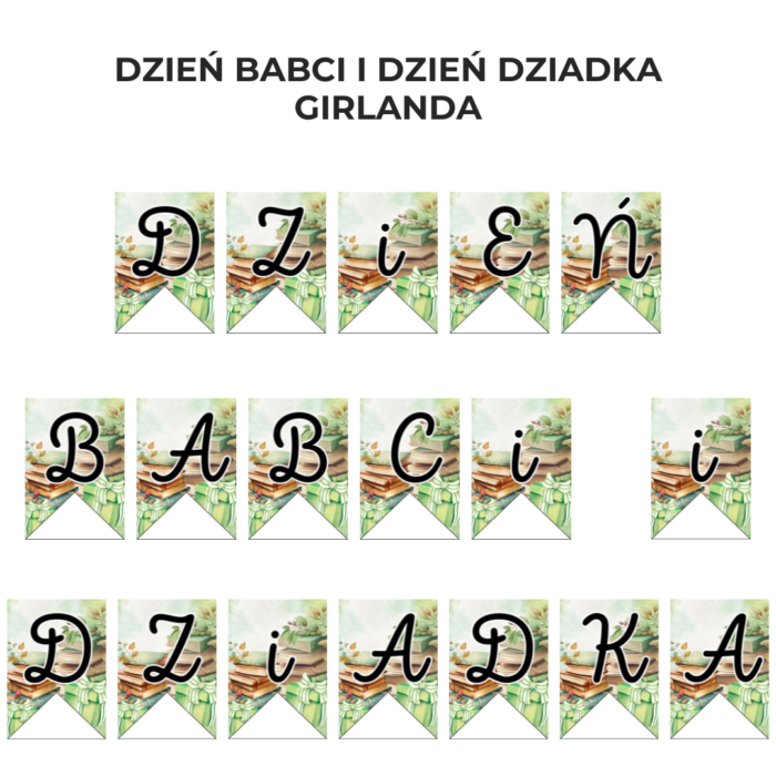 Dzień Babci i Dzień Dziadka karty pracy XXL PDF - obrazek 6