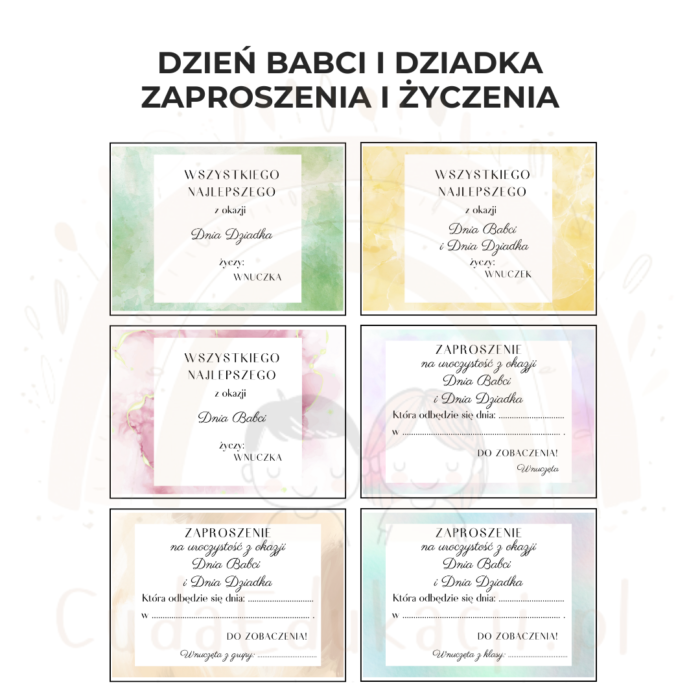 Dzień Babci i Dzień Dziadka karty pracy XXL PDF - obrazek 7